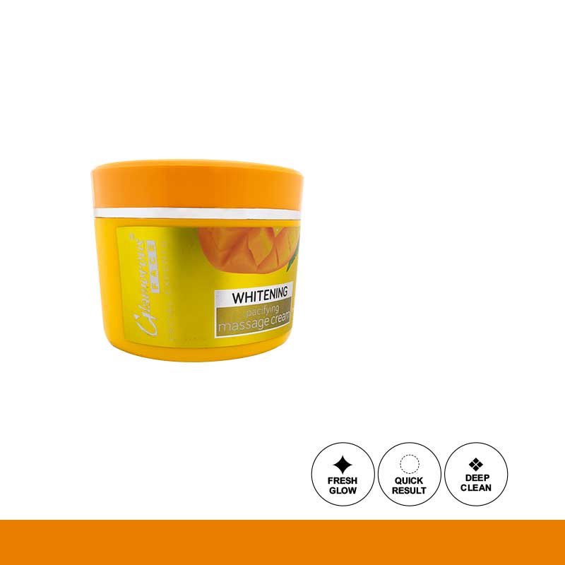 Glamorous Face Whitening Pacifying Massage Cream (JAR 500ML)