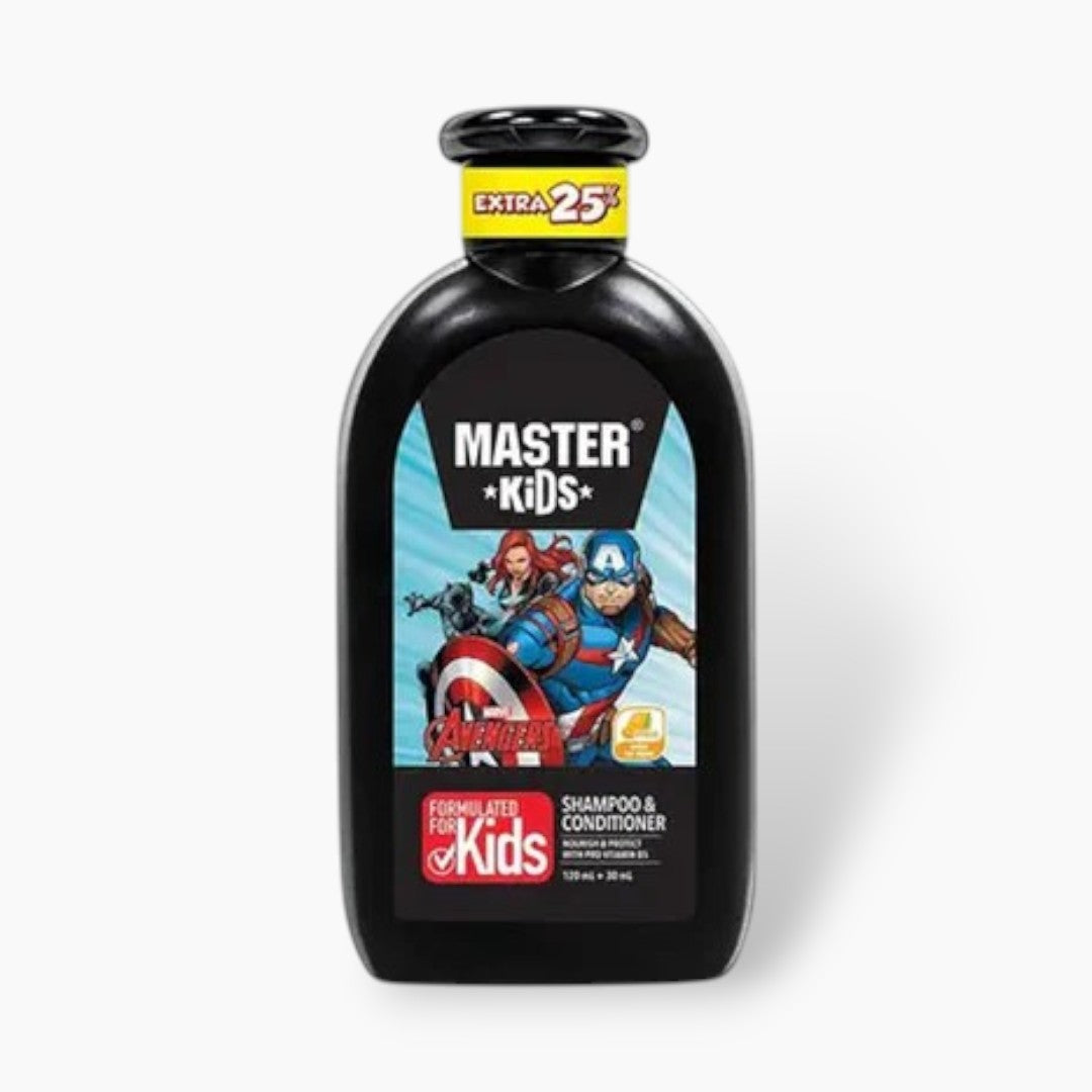 Master Kids Captain America Shampoo & Conditioner 150ml Master Kids