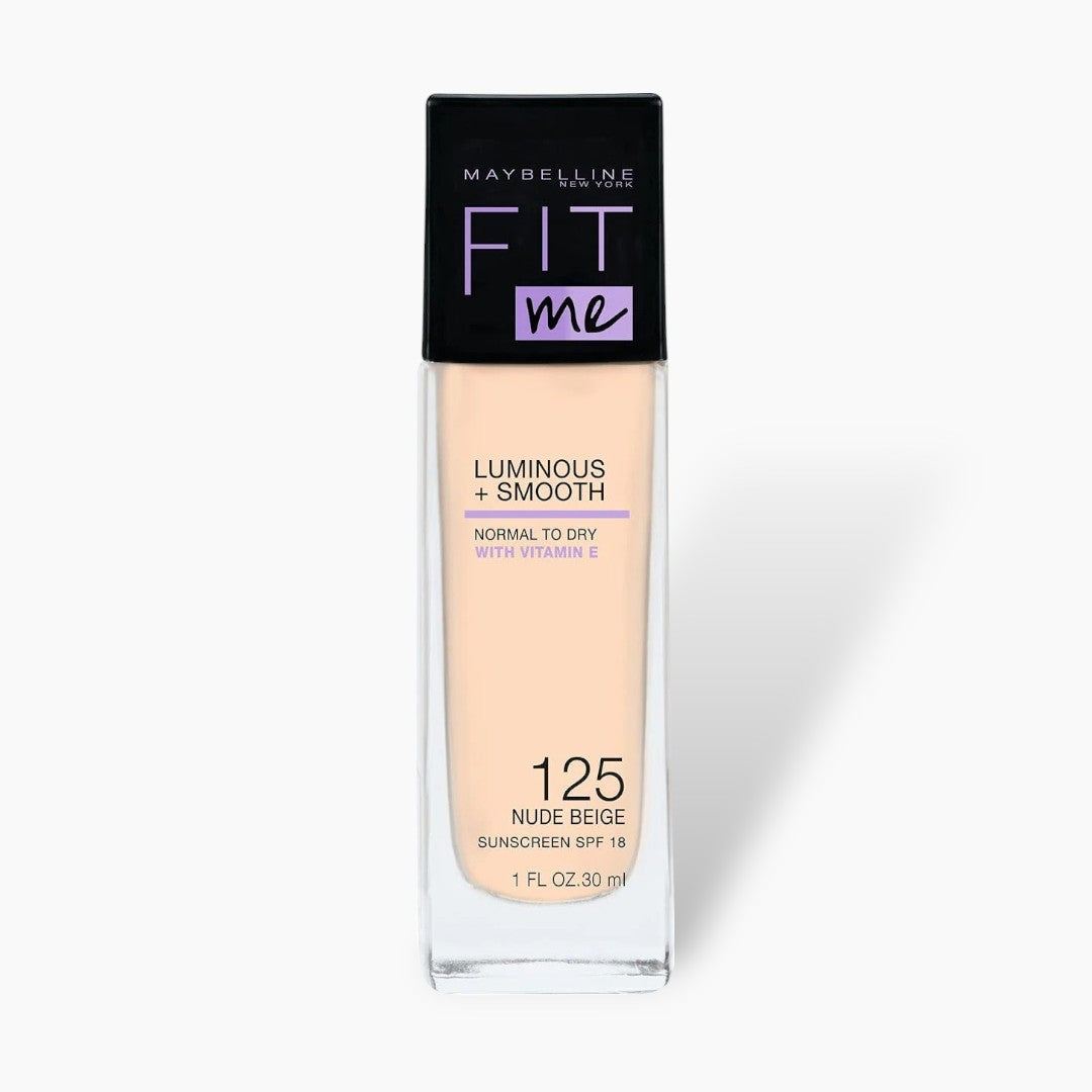 Maybelline Fit Me Luminous+Smooth Foundation 125 Nude Beige 30ml Maybelline