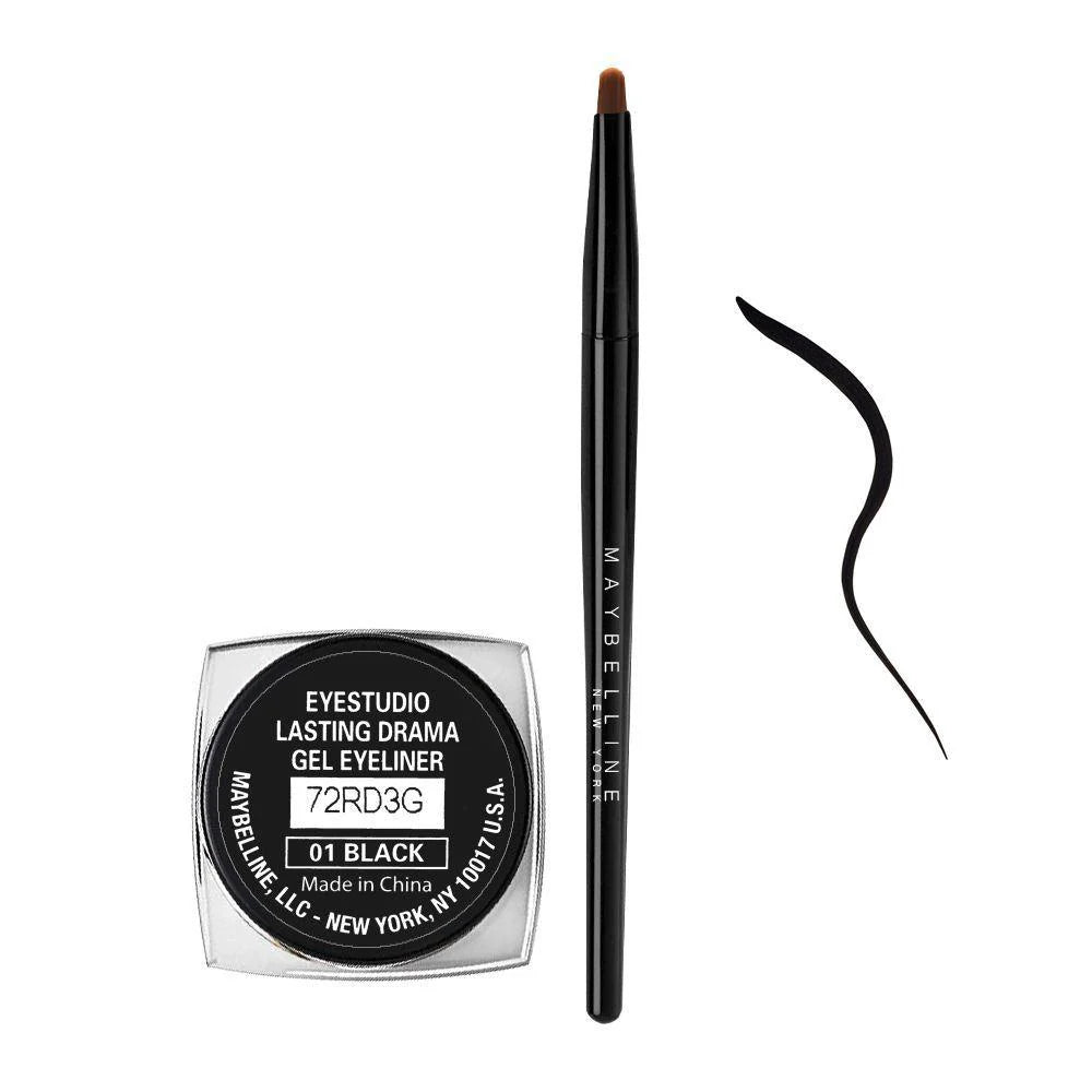 MAYBELLINE GEL EYELINER 24H NOIR BLACK
