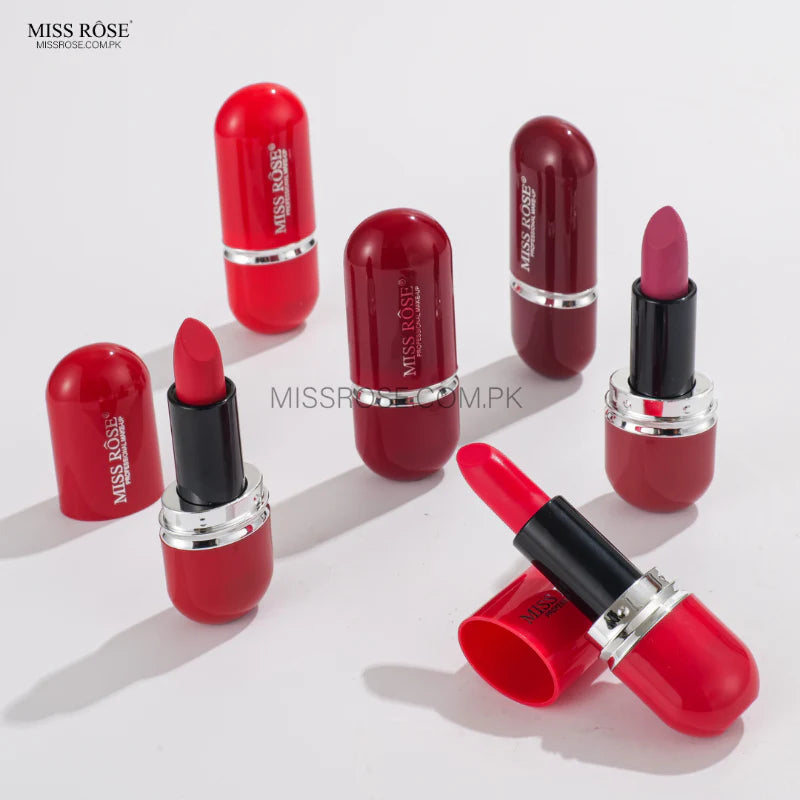 Miss Rose Coral Charm Capsule Lipstick