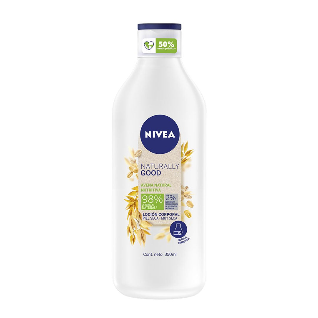 Nivea Body Naturally Good Oat Lotin 350ml Nivea