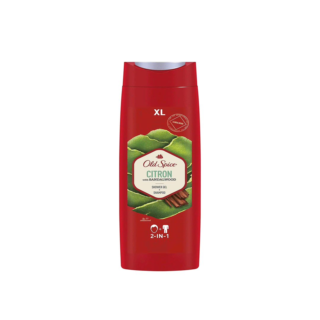 Old Spice 2 In 1 Citron Shampoo & Shower Gel 400ml Old Spice