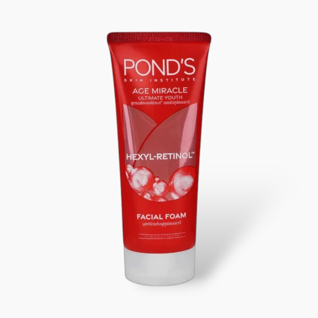 Ponds Age Mircle Youth Hexyl Retinol Facial Foam 90g Ponds