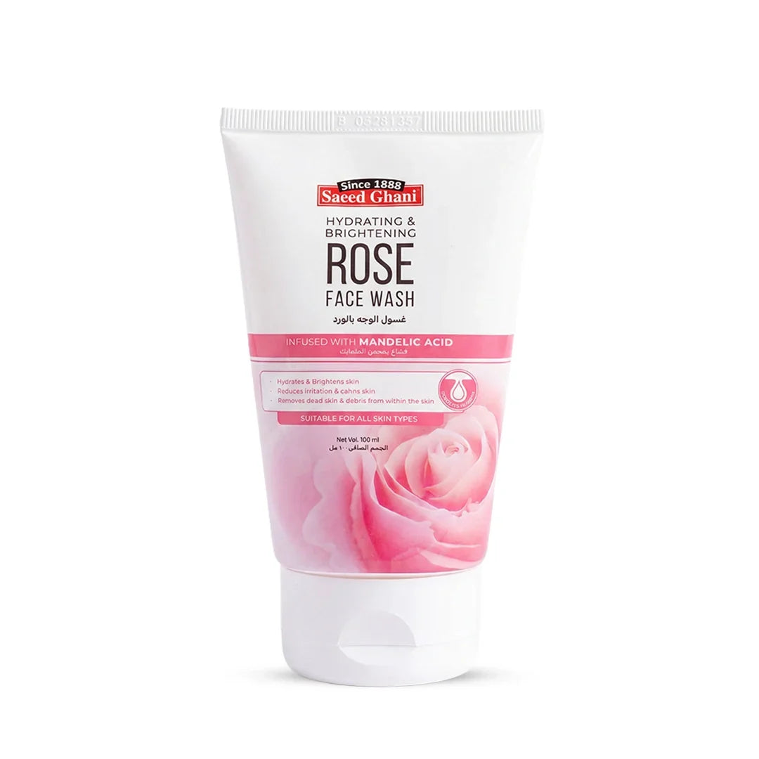 Rose Hydrating & Brightening Face Wash Saeed Ghani
