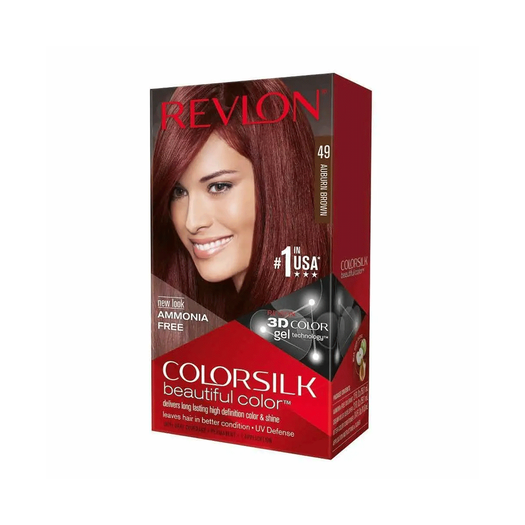 Revlon Silk - 49 Auburn Brown Hair Color Revlon