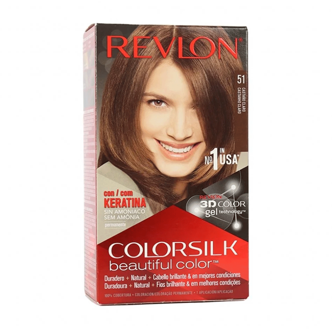 Revlon Silk - 51 Light Brown Hair Color Revlon