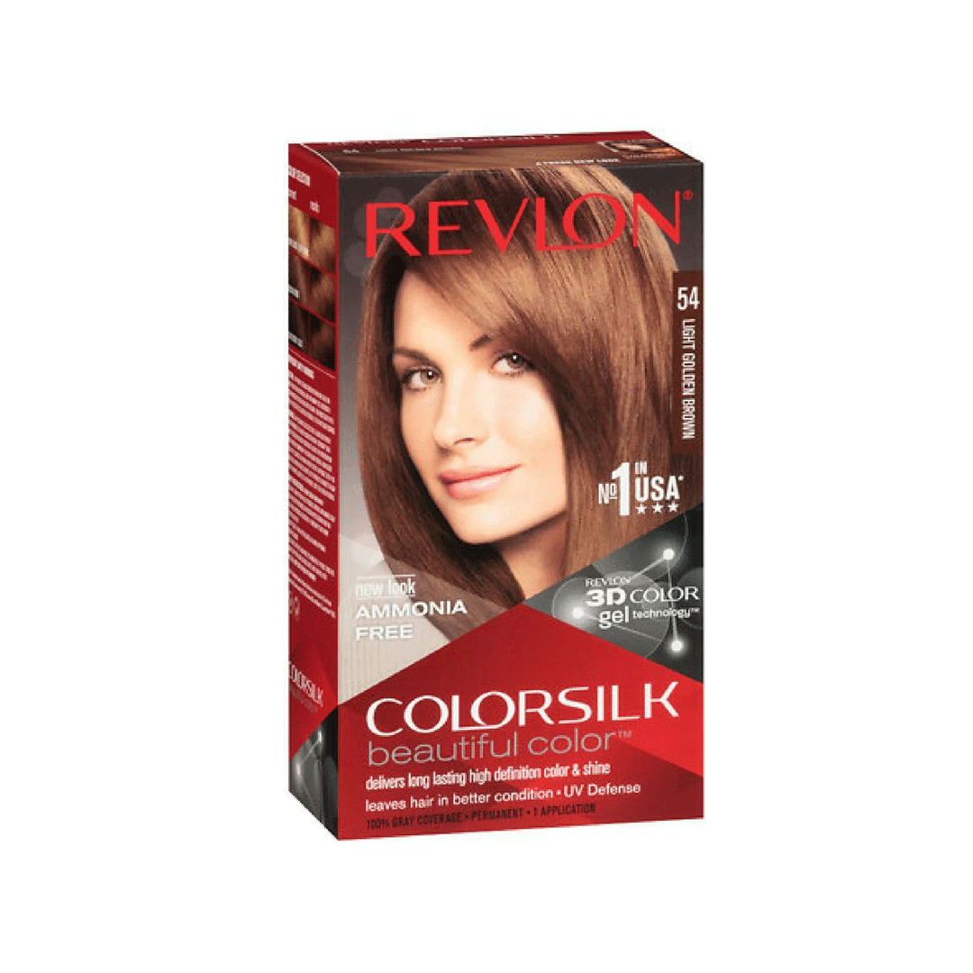 Revlon Silk - 54 Light Golden Brown Hair Color Revlon