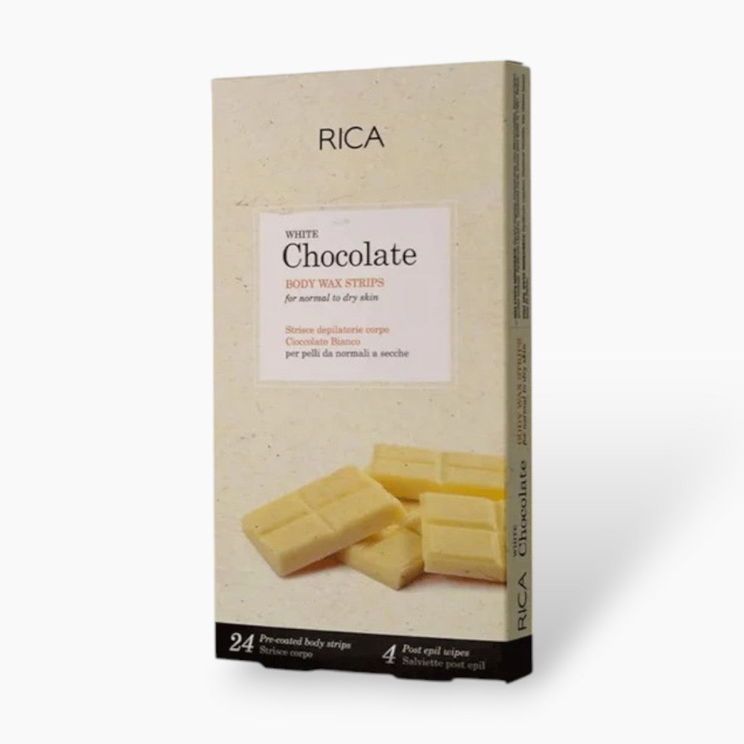 White Chocolate Body Wax Strips 24S Rica