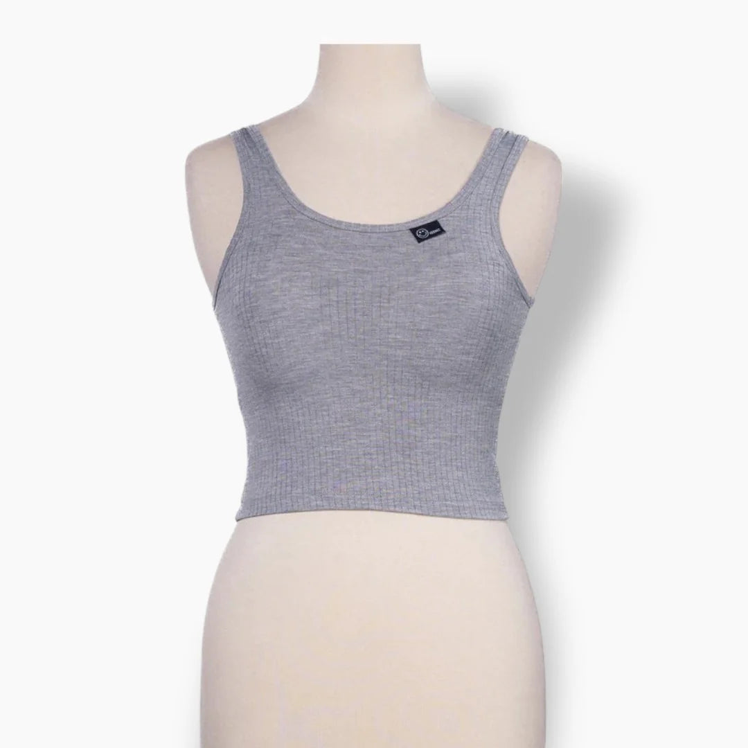 Round Neck Padded Camisole - 1985