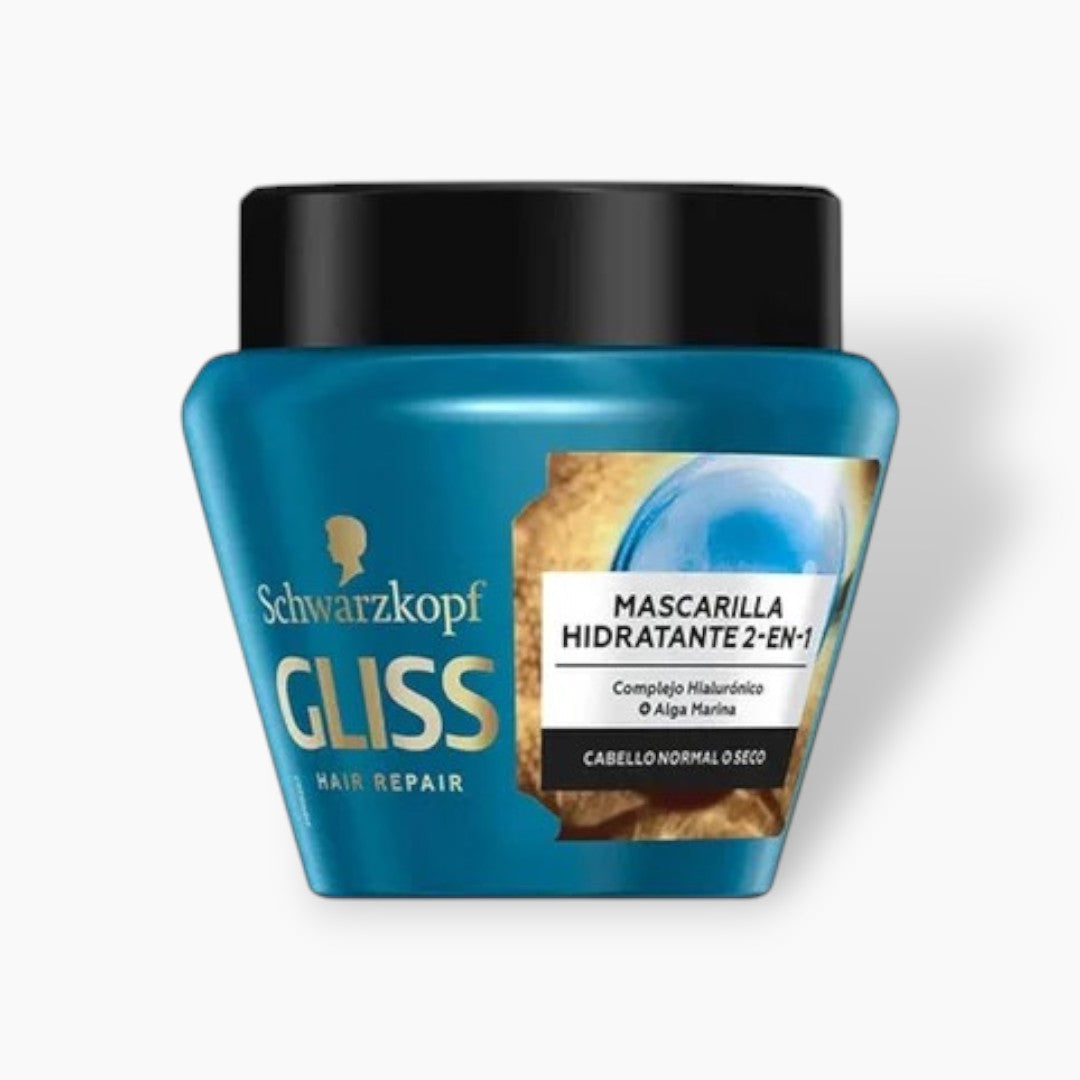 Schwarzkopf 2 In 1 Gliss Hidratante Hair Mask 300ml Schwarzkopf