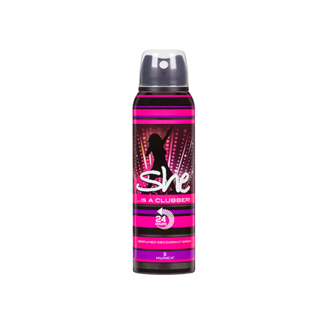 She Is A Clubber Women Deodorant Body Spray 150ml SHE