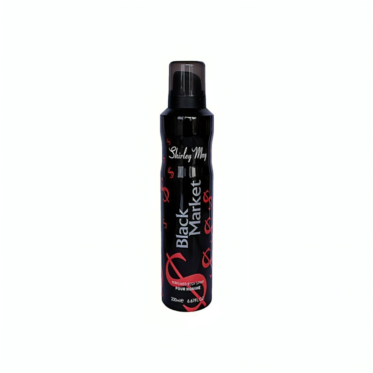 Shirley Men May Black Market Body Spray 200ml Shirley