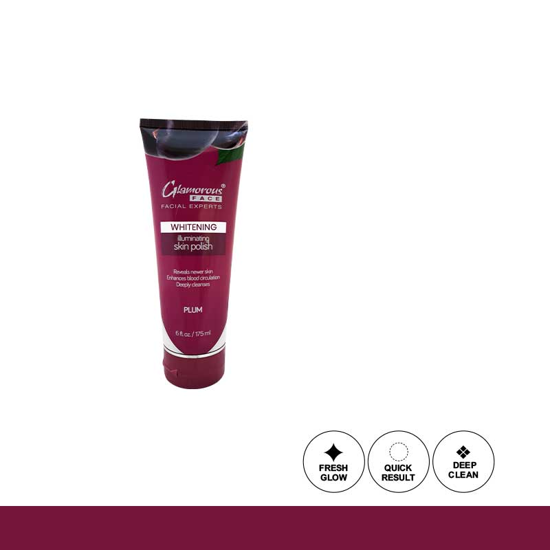 Glamorous Face Whitening Illuminating Skin Polish (TUBE 175ML)