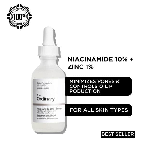 The Ordinary Niacinamide 10% + Zinc 1% Serum 30ml The Ordinary