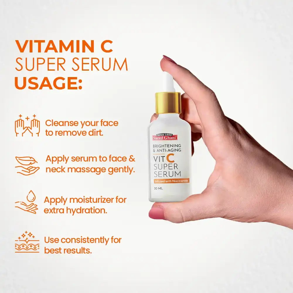 Saeed Ghani Vitamin C Brightening & Anti-Aging Super Serum