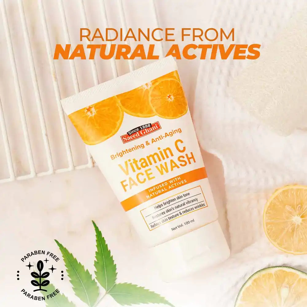 Saeed Ghani Vitamin C Brightening & Anti Aging Face Wash