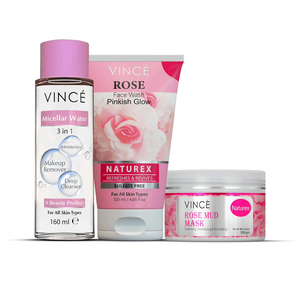 Rose Glow Pack Vince Care