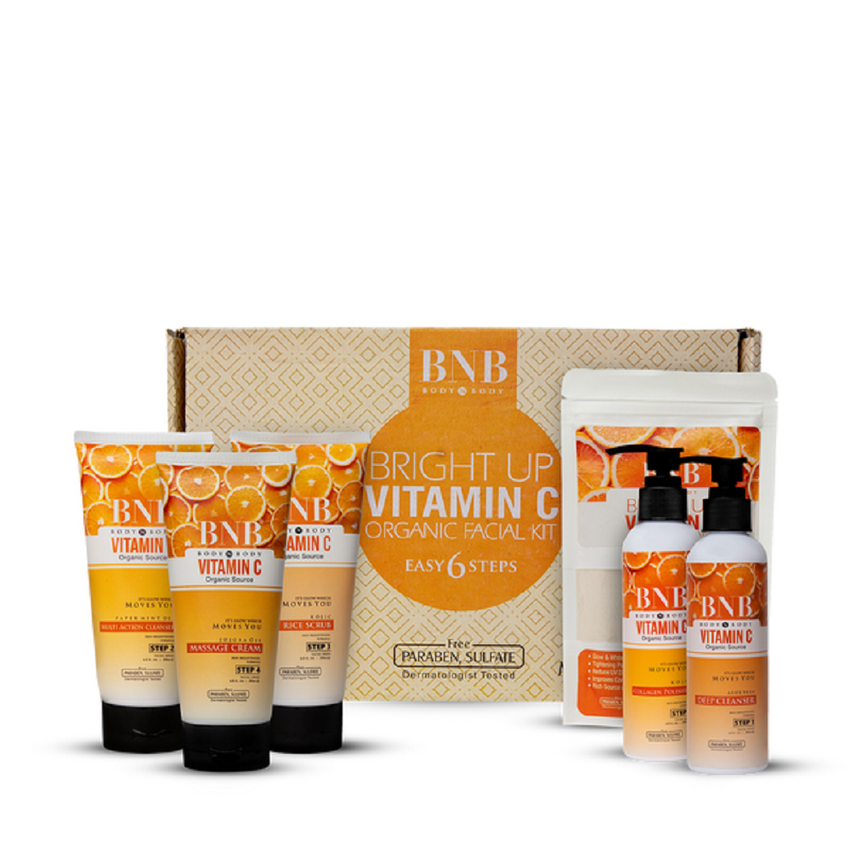 Body N Body Bright Up Vitamin C Facial Kit - 6 Steps Body N Body