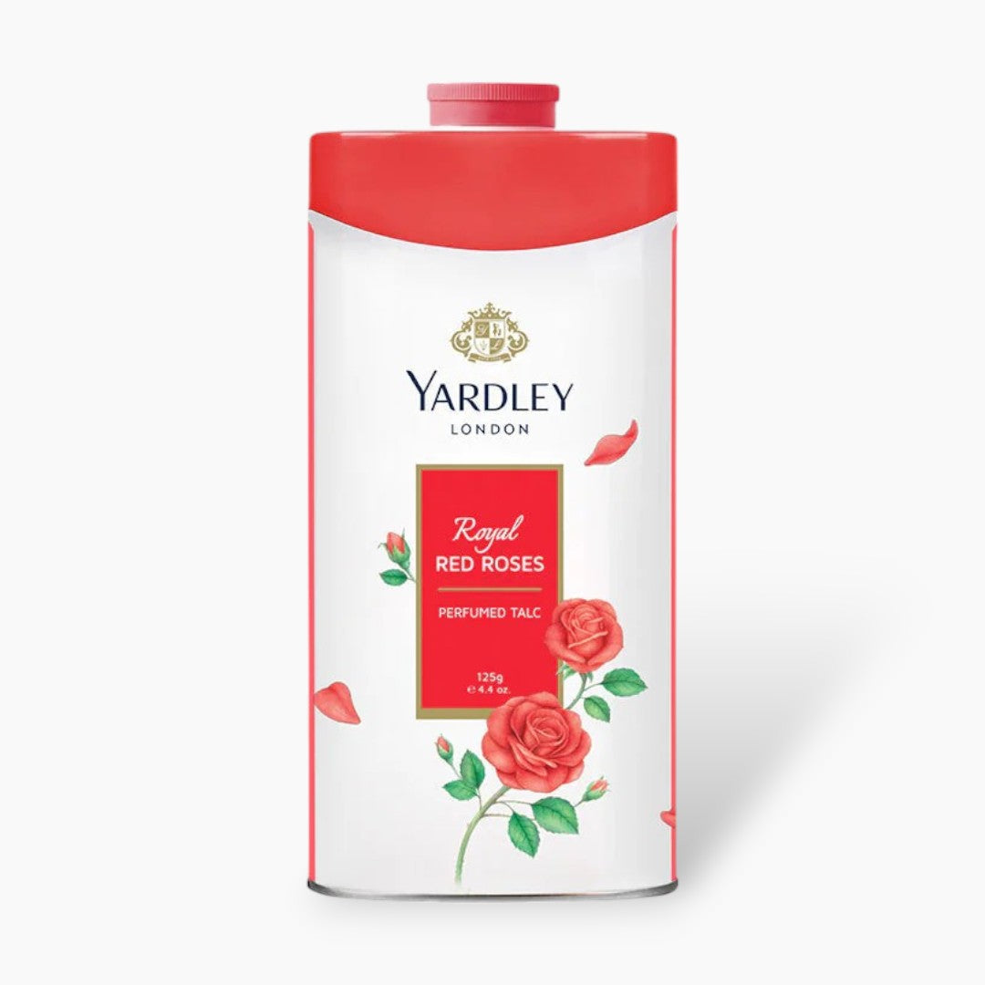Yardley Royal Red Roses Talcum Powder For Women 125g Yardley