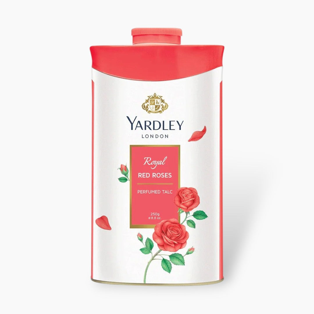Yardley Royal Red Roses Talcum Powder For Women 250g Yardley