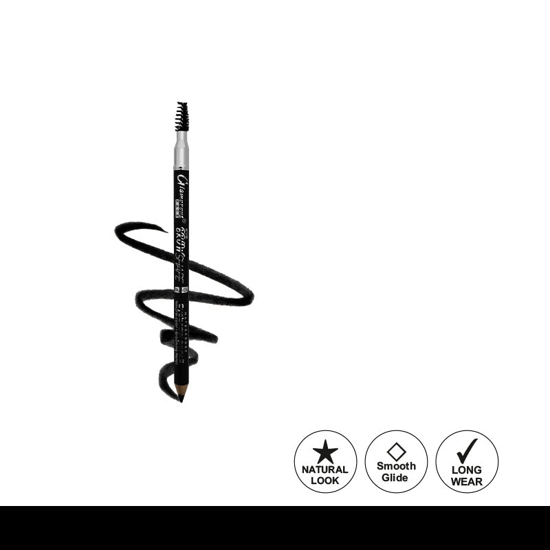 Glamorous Face Waterproof Eyebrow Pencil With Brush (2 Shades)
