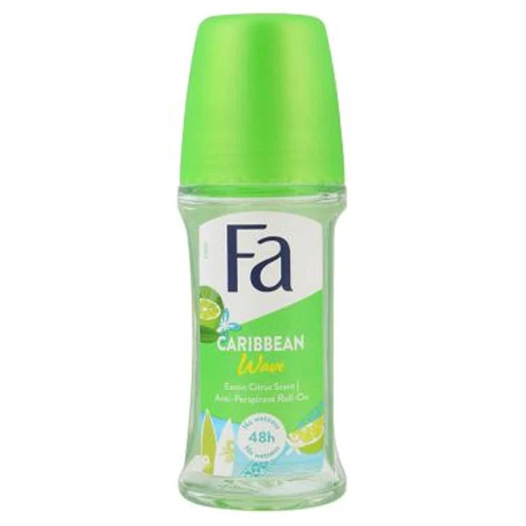 FA Caribbean Wave Exotic Citrus Scent Anti-Perspirant Roll-on