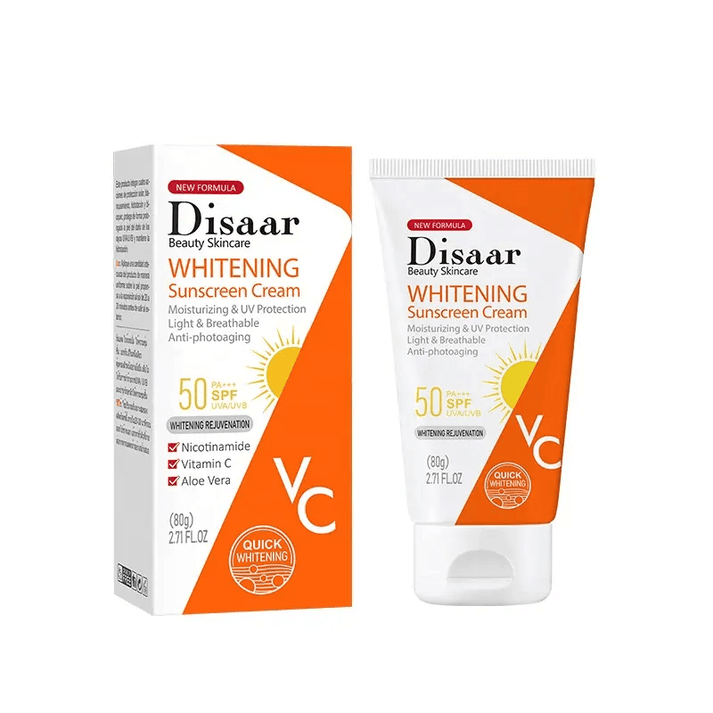 Disaar Whitening Vitamin C UV Protection SPF50 Sunscreen Cream 80g Disaar