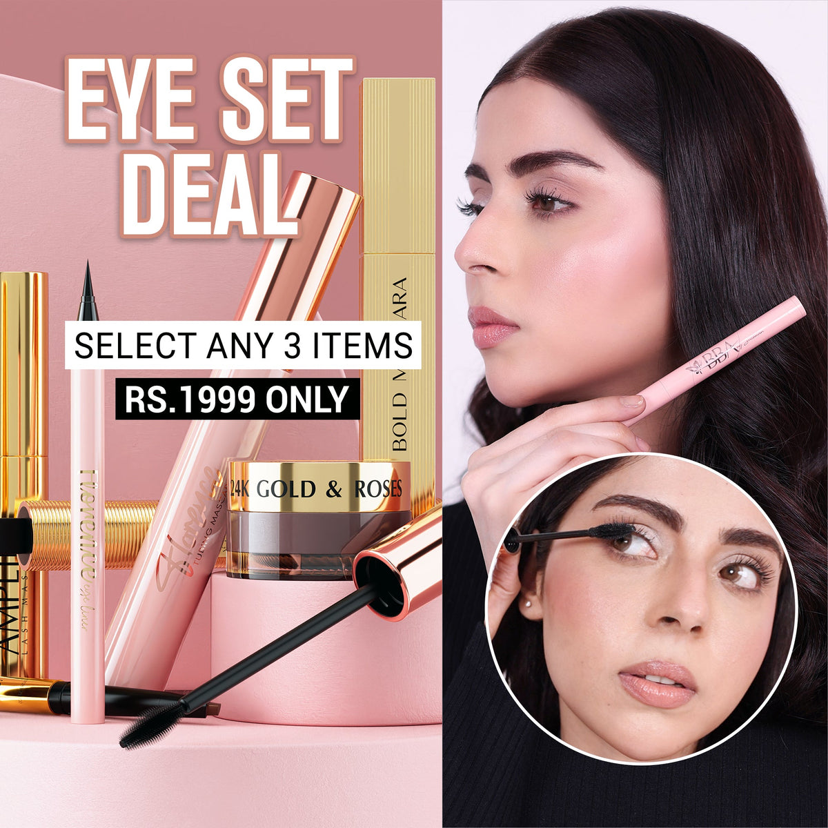 EYE SET - BUY ANY 3 ITEM FOR RS.1999