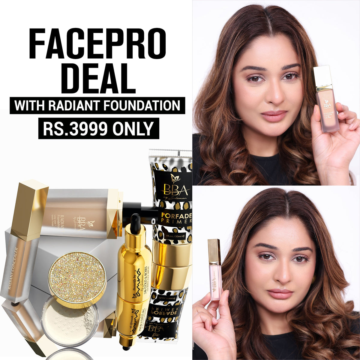 FACEPRO DEAL - BUY ANY 4 ITEMS FOR RS.3999