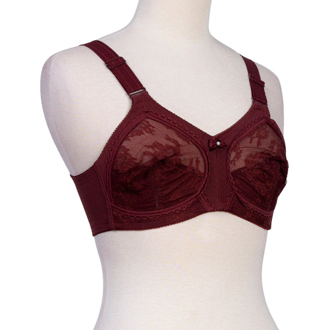 Belleza Lingerie Dourine League Bra - Maroon