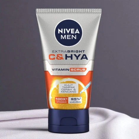 Nivea Men Extra Bright C & Hya Vitamin Scrub 100ml