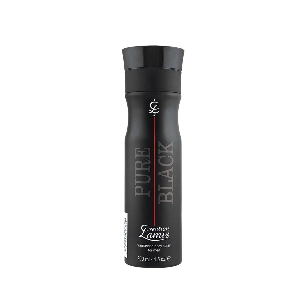 Pure Black Body Spray - 200 ML