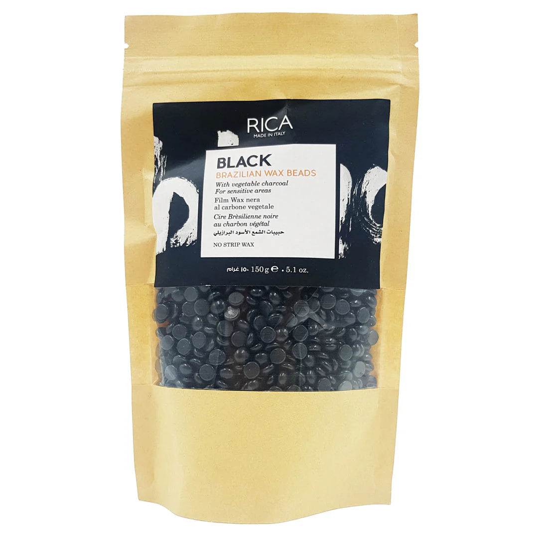 Rica Black Brazilian Wax Beads 150g
