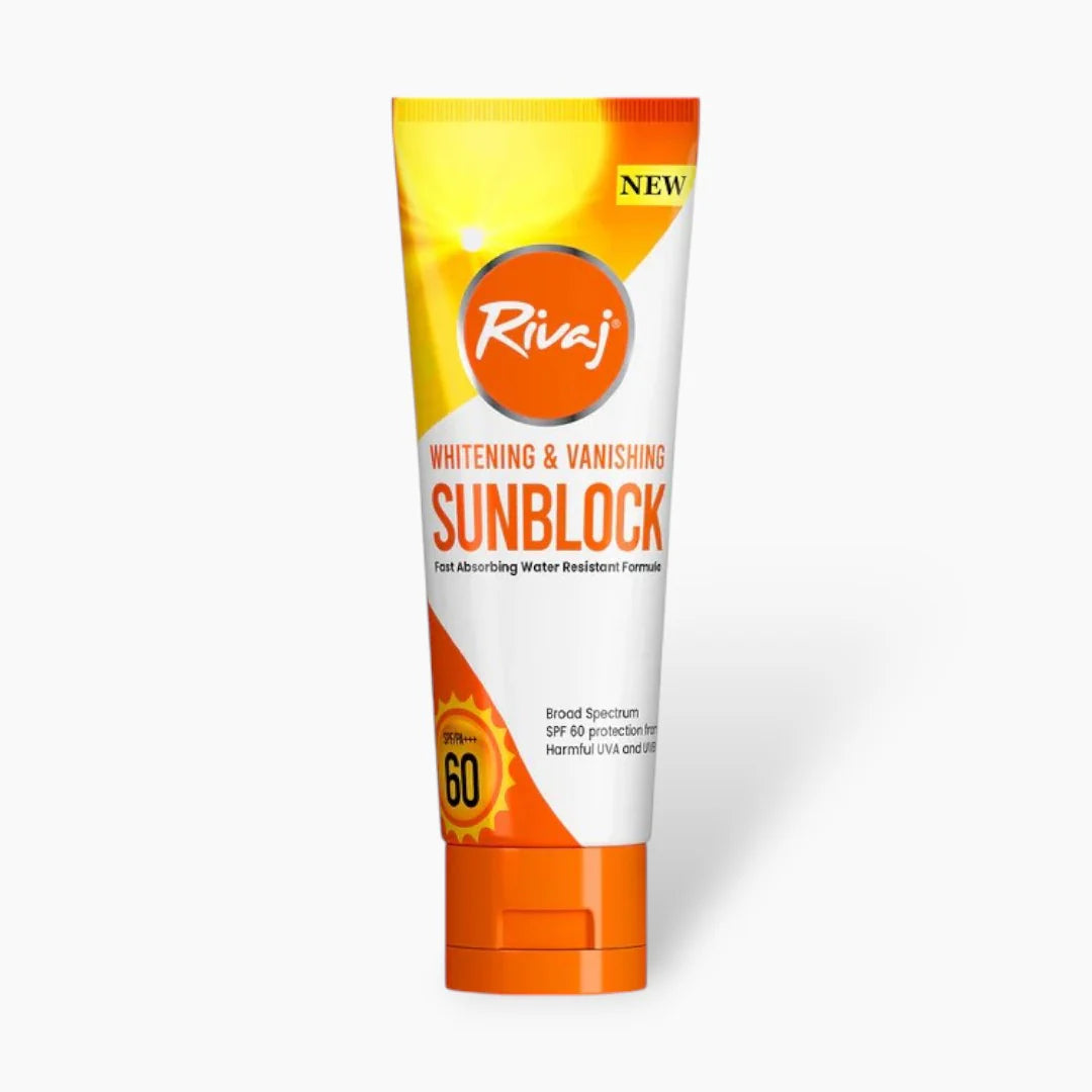 Rivaj SPF60 Whitening & Vanishing Sunblock