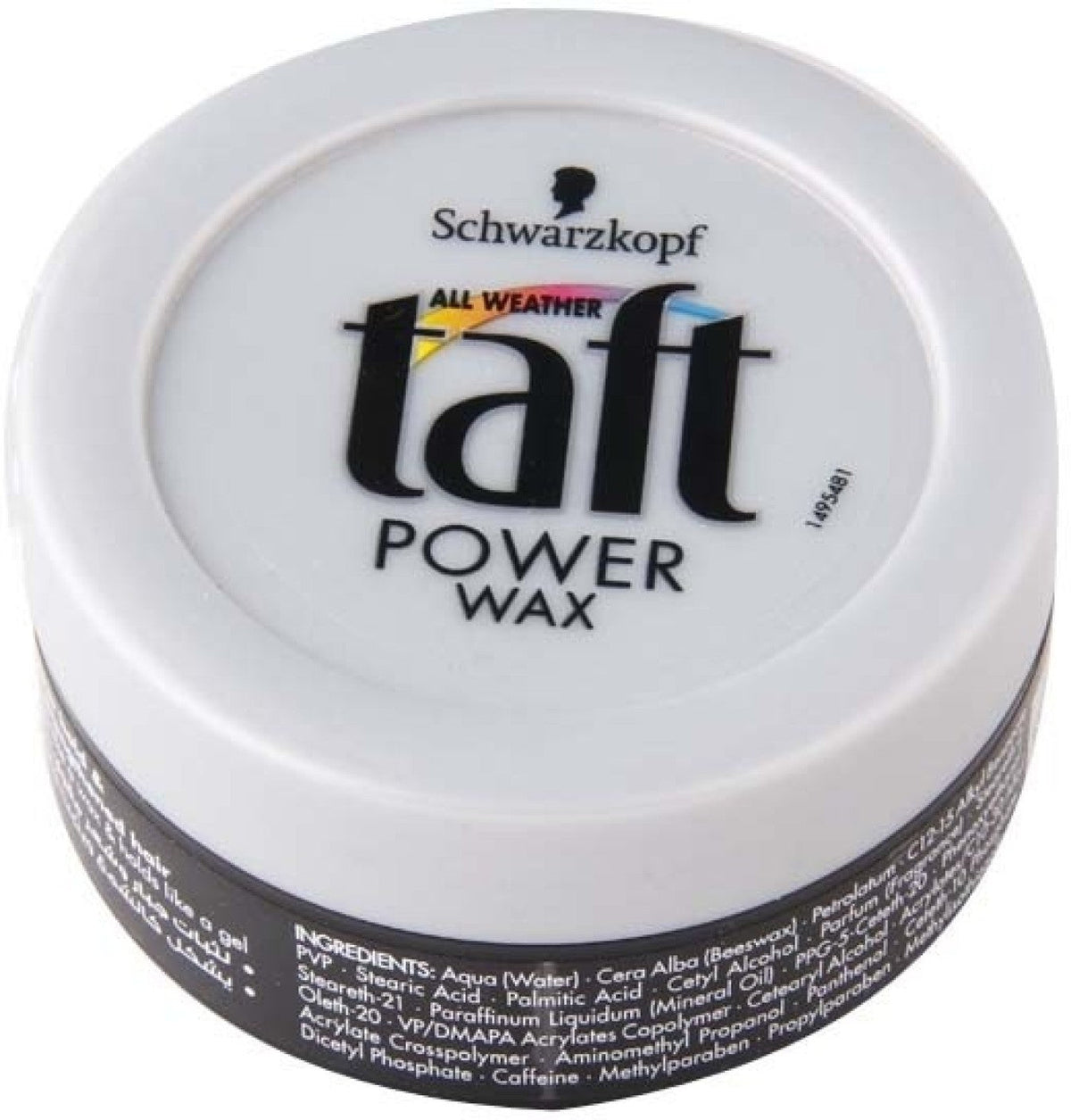 Taft Pro Styling Power Hair Wax 75ml Taft