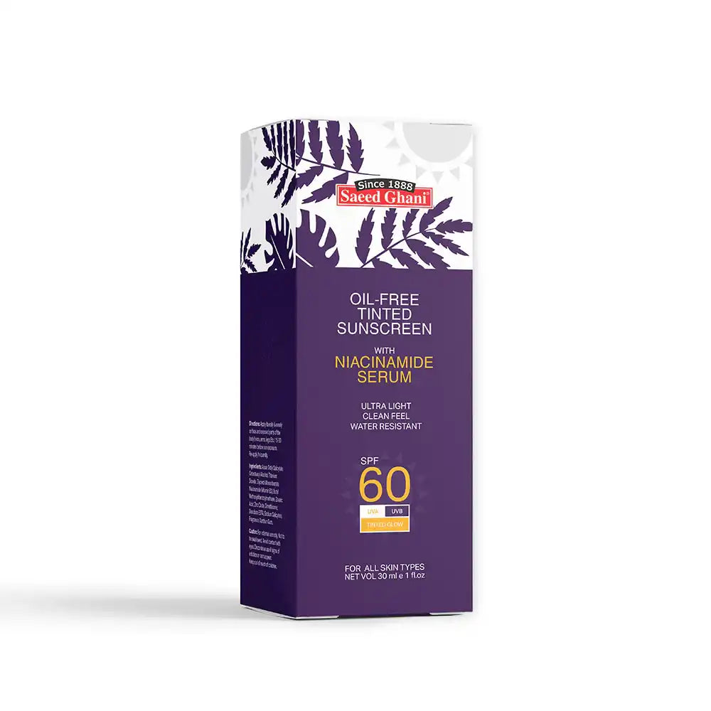 Saeed Ghani Oil-Free Tinted Sunscreen With Niacinamide Serum