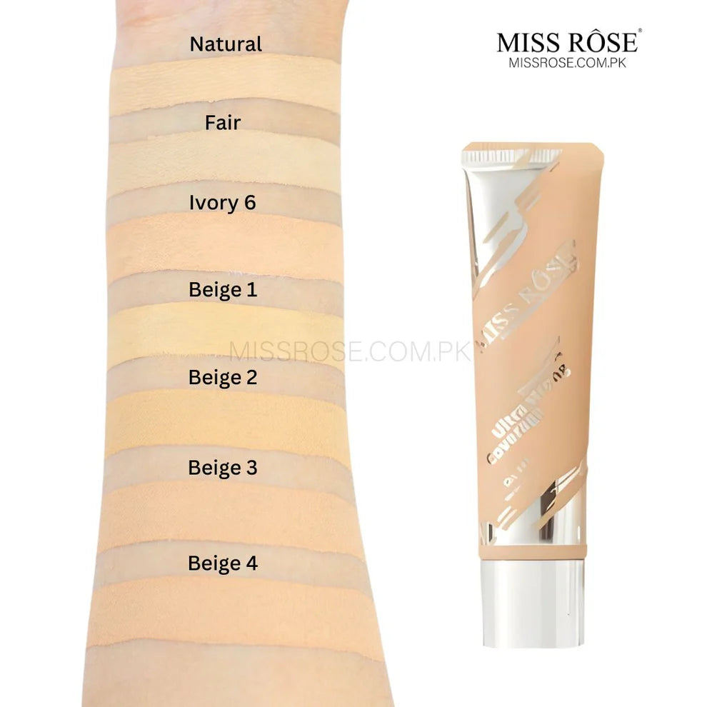 Miss Rose Ultra Strong Coverage Liquid Foundation