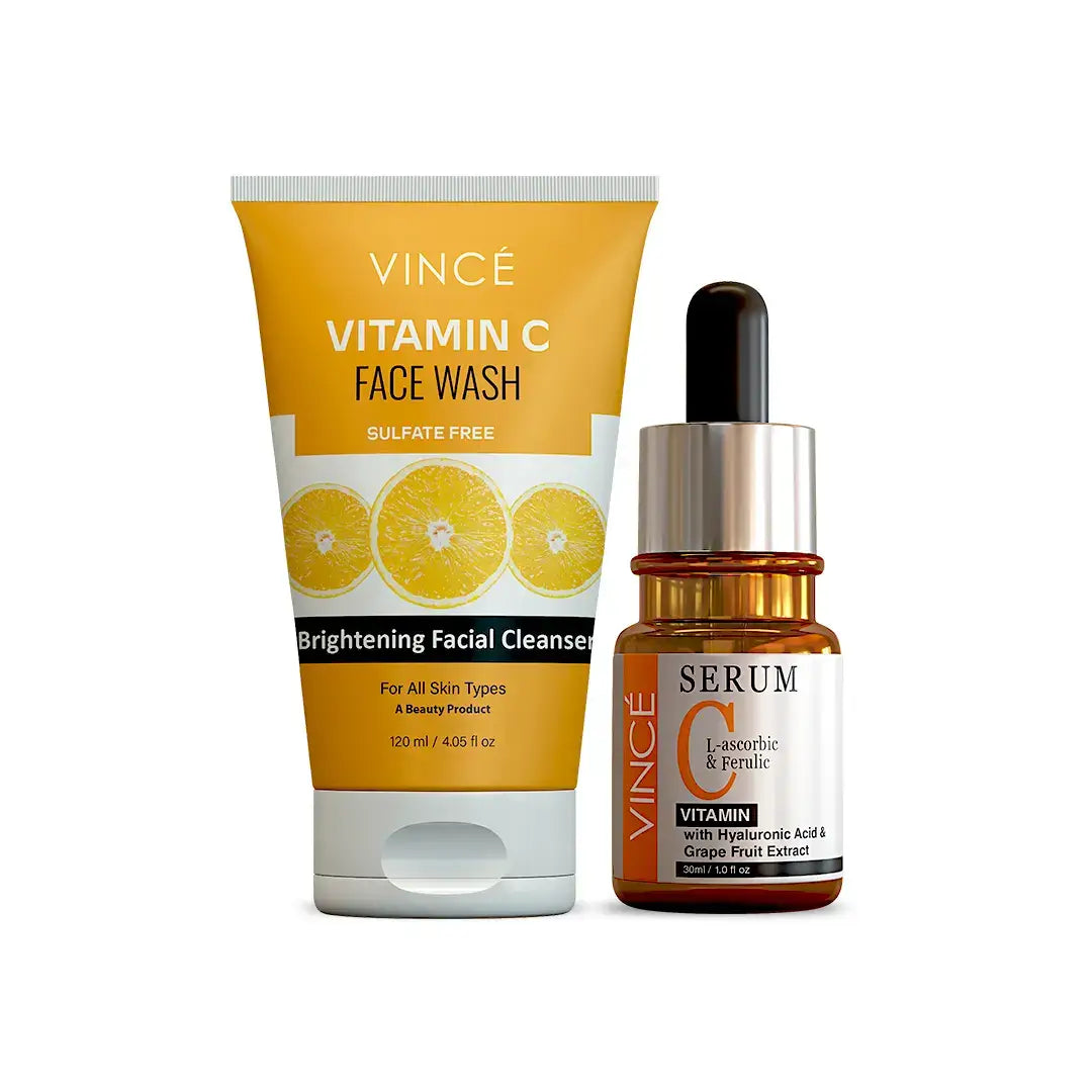 Vitamin C Serum & Face Wash Vince Care