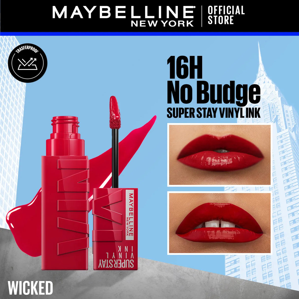 Maybelline NY Super Stay Vinyl Ink Longwear Liquid Lipcolor