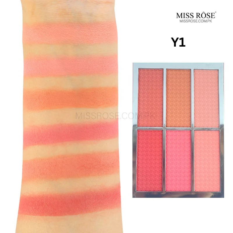 Miss Rose Rubik's Cube Matte Blusher – 6 Colors