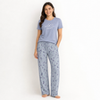 Belleza Crew Neck C/Jersey Pajama Set  0097 Multi Belleza Lingerie  