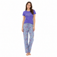 Belleza Crew Neck C/Jersey Pajama Set  0098-Multi Belleza Lingerie  