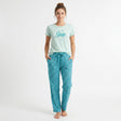 Belleza Crew Neck C/Jersey Pajama Set  0104-Multi Belleza Lingerie  