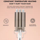 3 Barrel Hair Curling Iron Ceramic Hair Waver  Professional Styler for All Hair Types