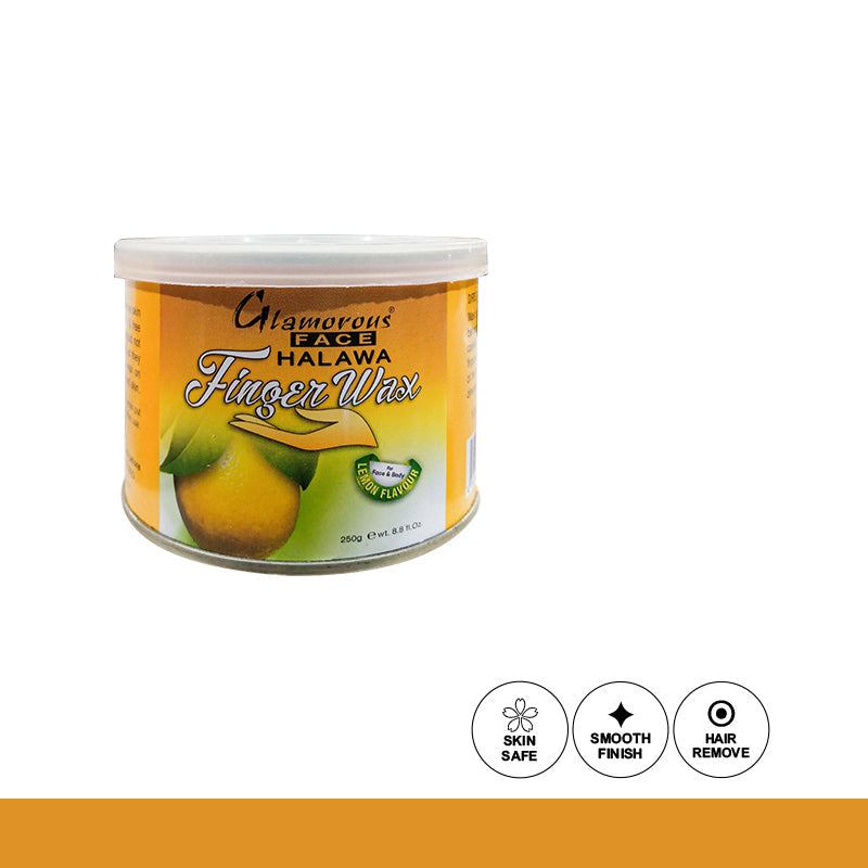 Glamorous Face Tin Finger Wax 250 gm (8 Flavour)