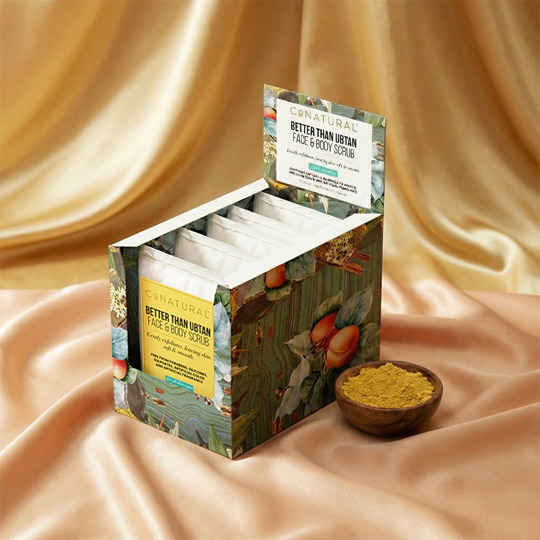 Conatural-Better Than Ubtan Face And Body Scrub 120g