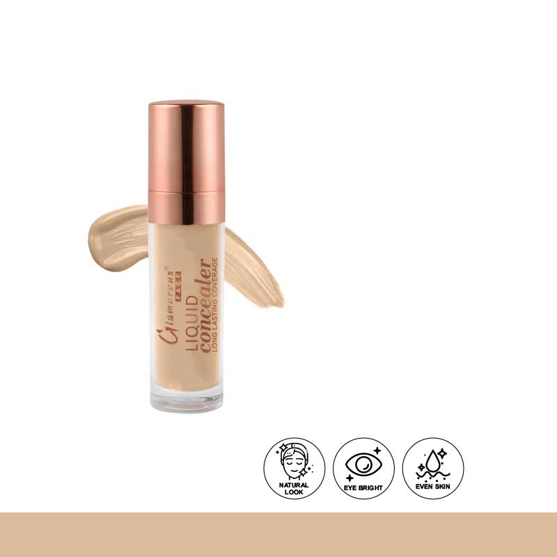 Glamorous Face High Coverage Liquid Concealer – Long Lasting Formula for Dark Circles 04