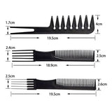 Pack Of 10 Piece Professional Hair Styling Comb Set. (240)
