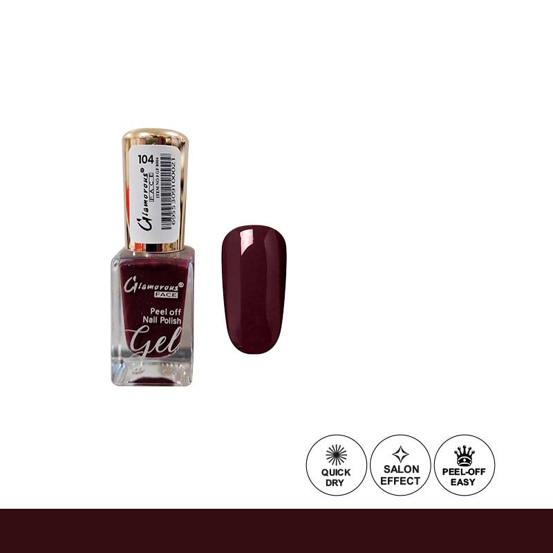 Glamorous Face Gel Peel Off Nail Polish (50 Colours)